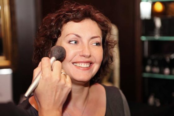 Pokaz makijażu T. LeClerc podczas 20. urodzin Perfumerii Quality w hotelu Marriott