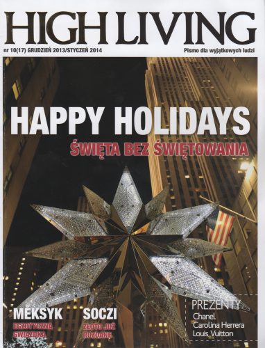 2013.12 High Living cover