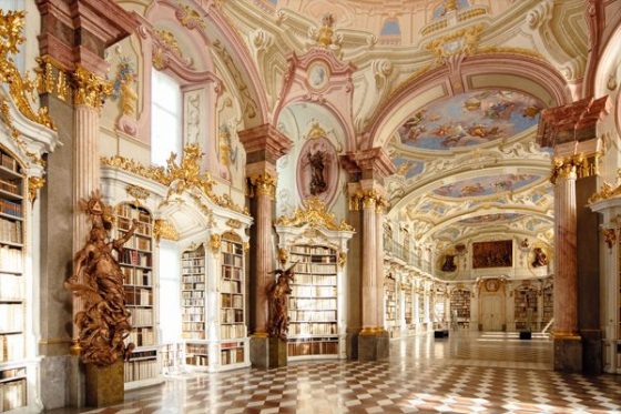 Abbey Library in Admont Austria