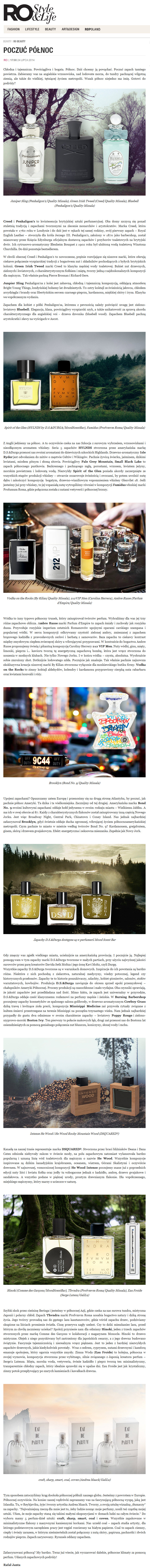 2014.07.24_ROstyle&life.com_PENHALIGON`S, CREED, KILIAN, PROFVMVM ROMA, BOND NO. 9, SERGE LUTENS