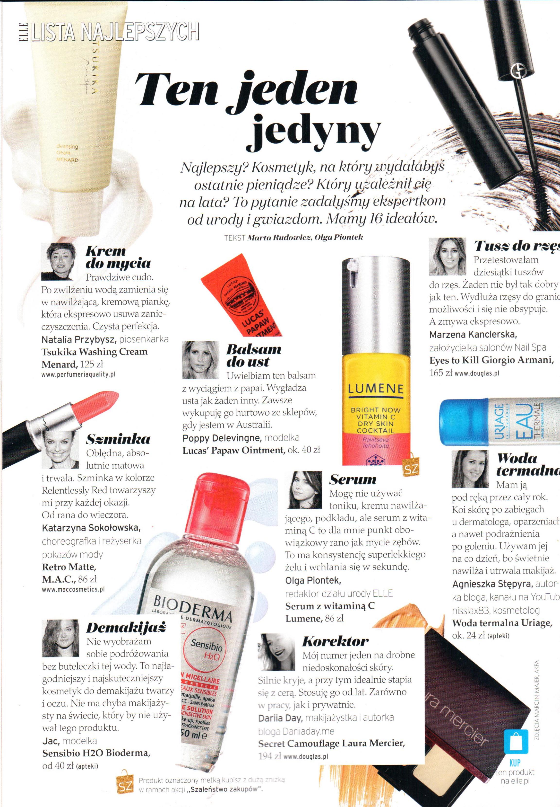 2015.10 Elle_MENARD Tsukika Cleansing Cream