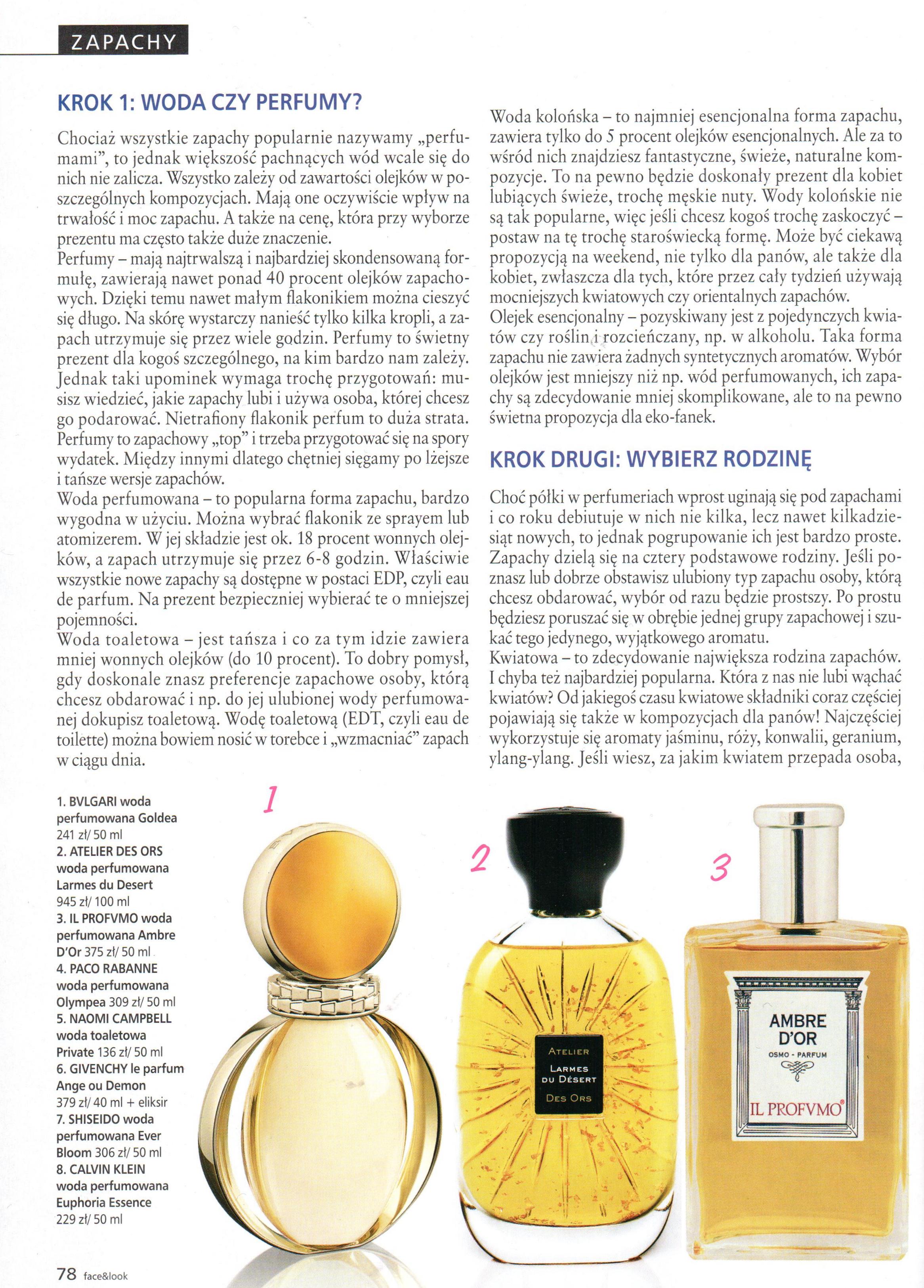 2015.11 Face&Look_ATELIER DES ORS Larmes du Desert, IL PROFVMO Ambre d`Or