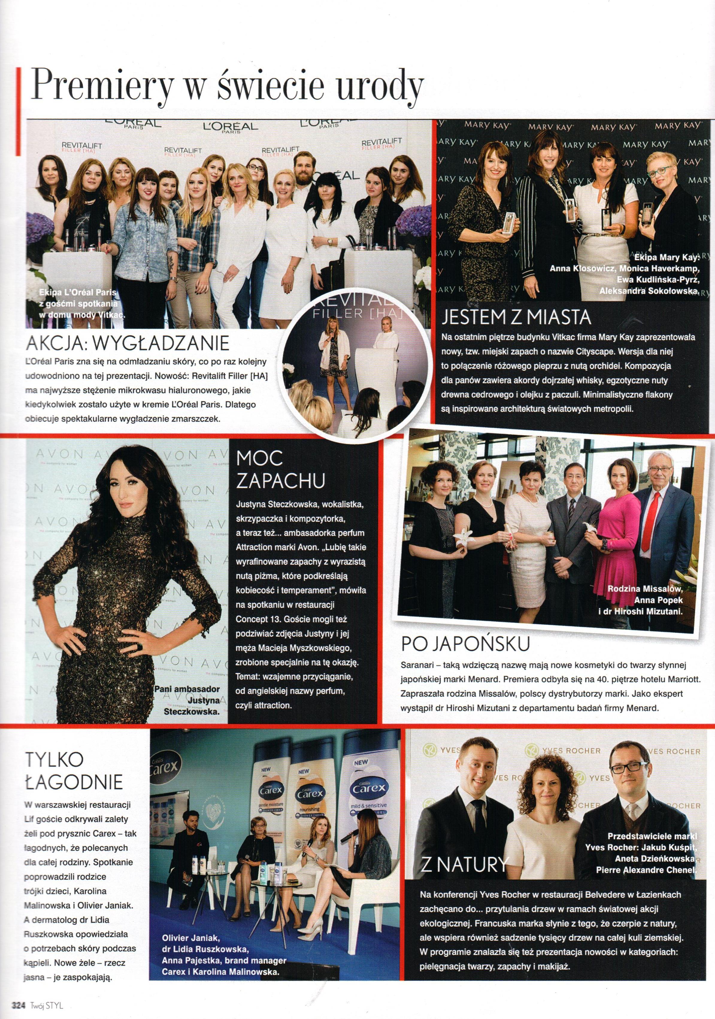 2015.12 Twój Styl_MENARD Saranari (minirelacja z premiery)