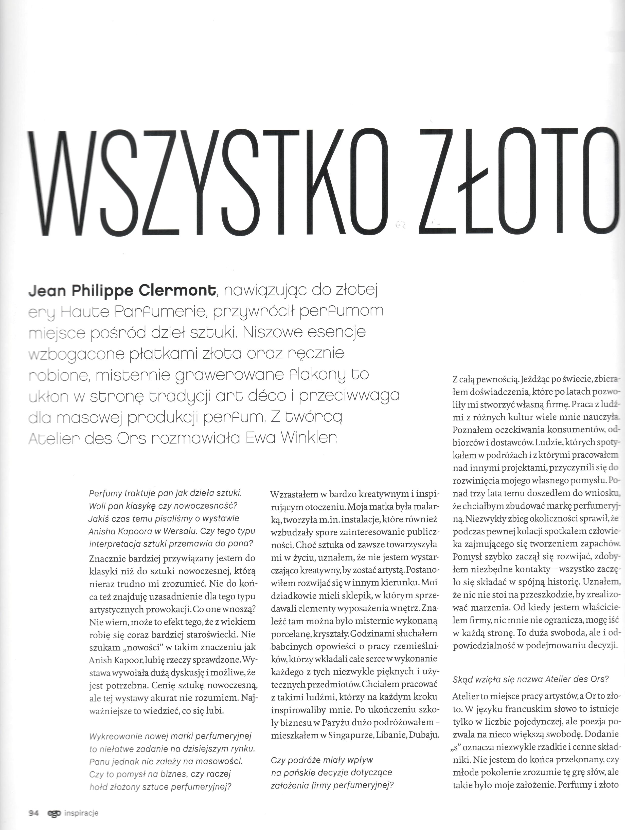 2015.12 Ego_Rozmowa z Jeanem-Philipem Clermontem (1)