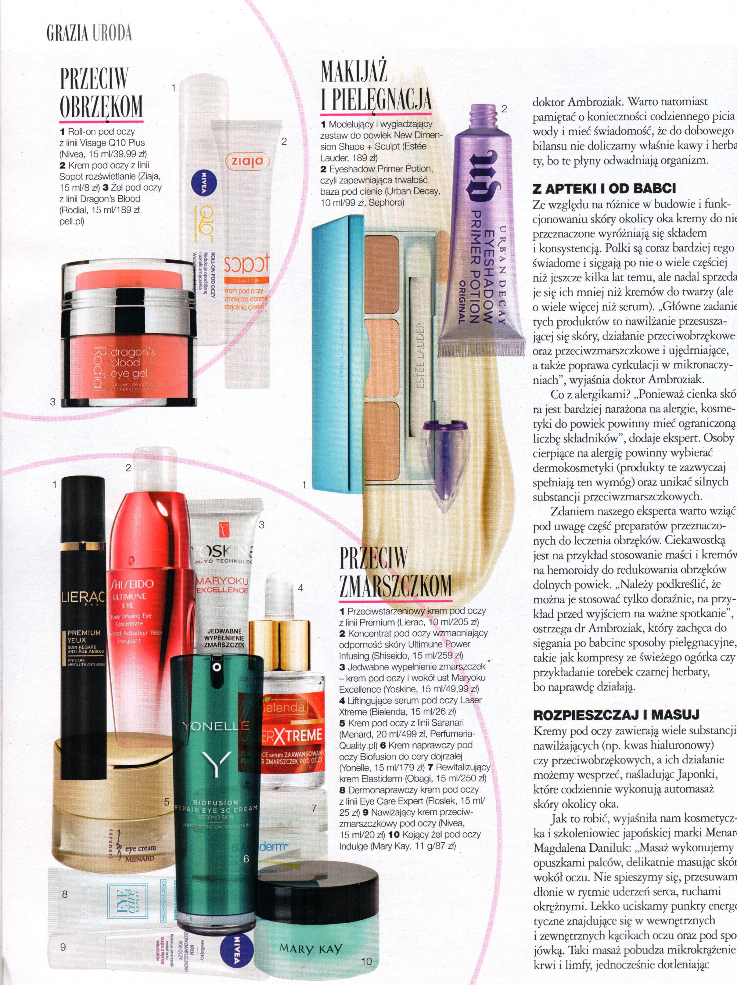 2015.12 Grazia_MENARD Saranari Eye Cream