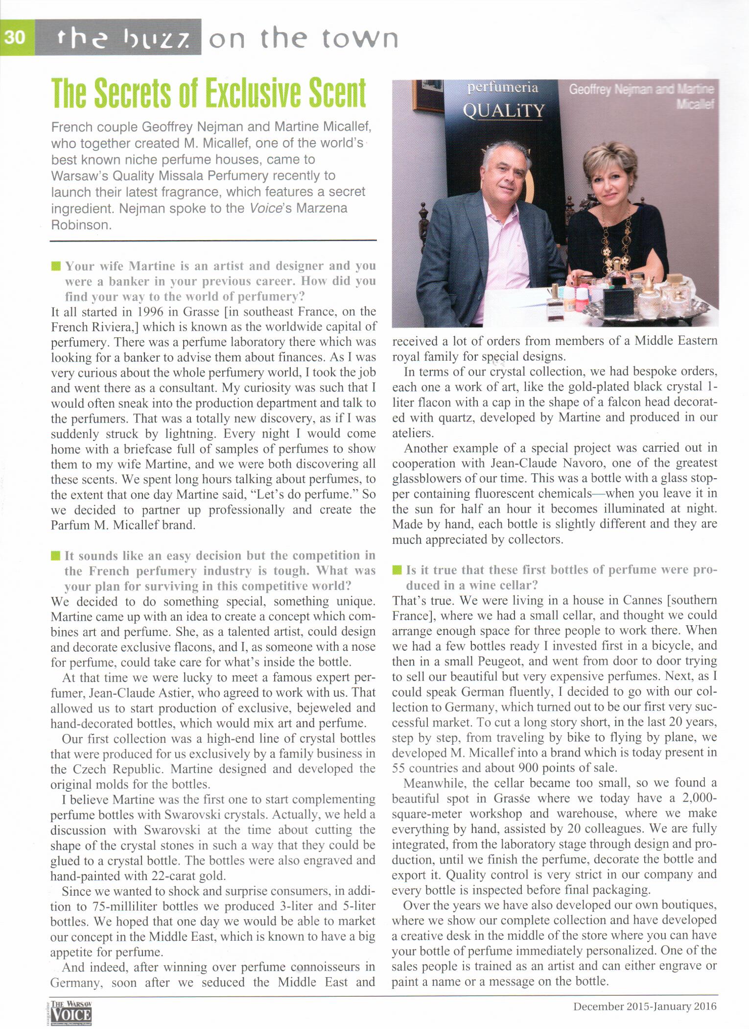2015.12 The Warsaw Voice_Wywiad z Martine Micallef i Geoffreyem Nejmanem (1)