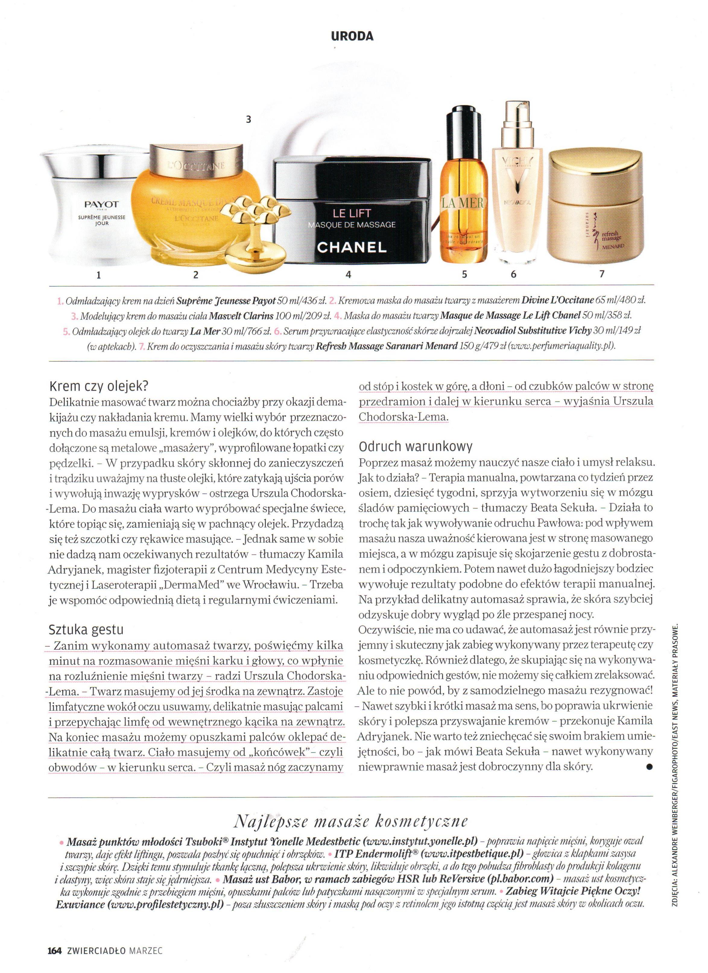 2016.03 Zwierciadło_MENARD Saranari Refrresh Massage