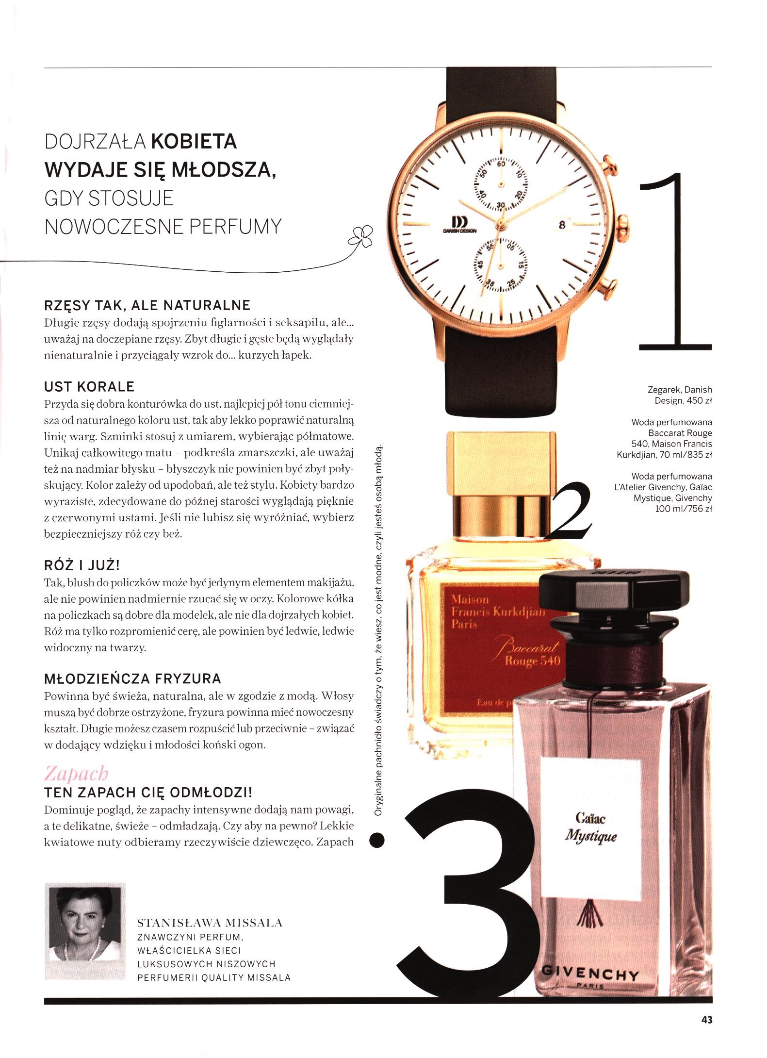 2016.06-01 Zwierciadło Wydanie Specjalne_MAISON FRANCIS KURKDJIAN Baccarat Rouge 540 + zdjęcia pani Stasi